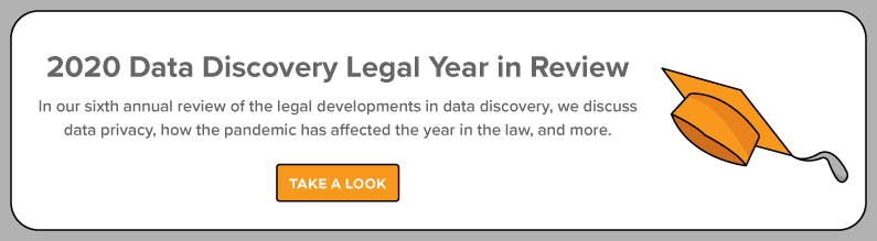 Dive into our Data Discovery Law Year in Review for 2020